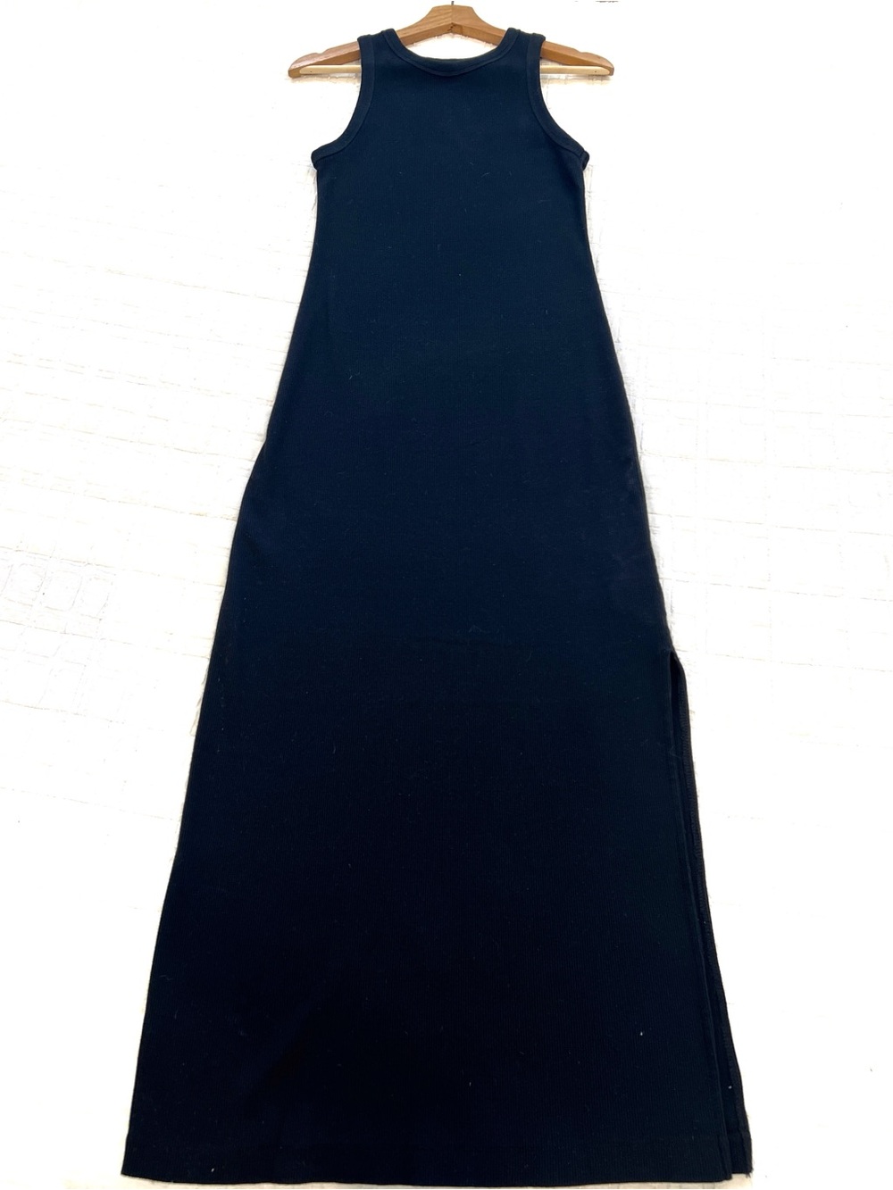 Universal Thread Black Ribbed Tank Maxi Dress NWOT